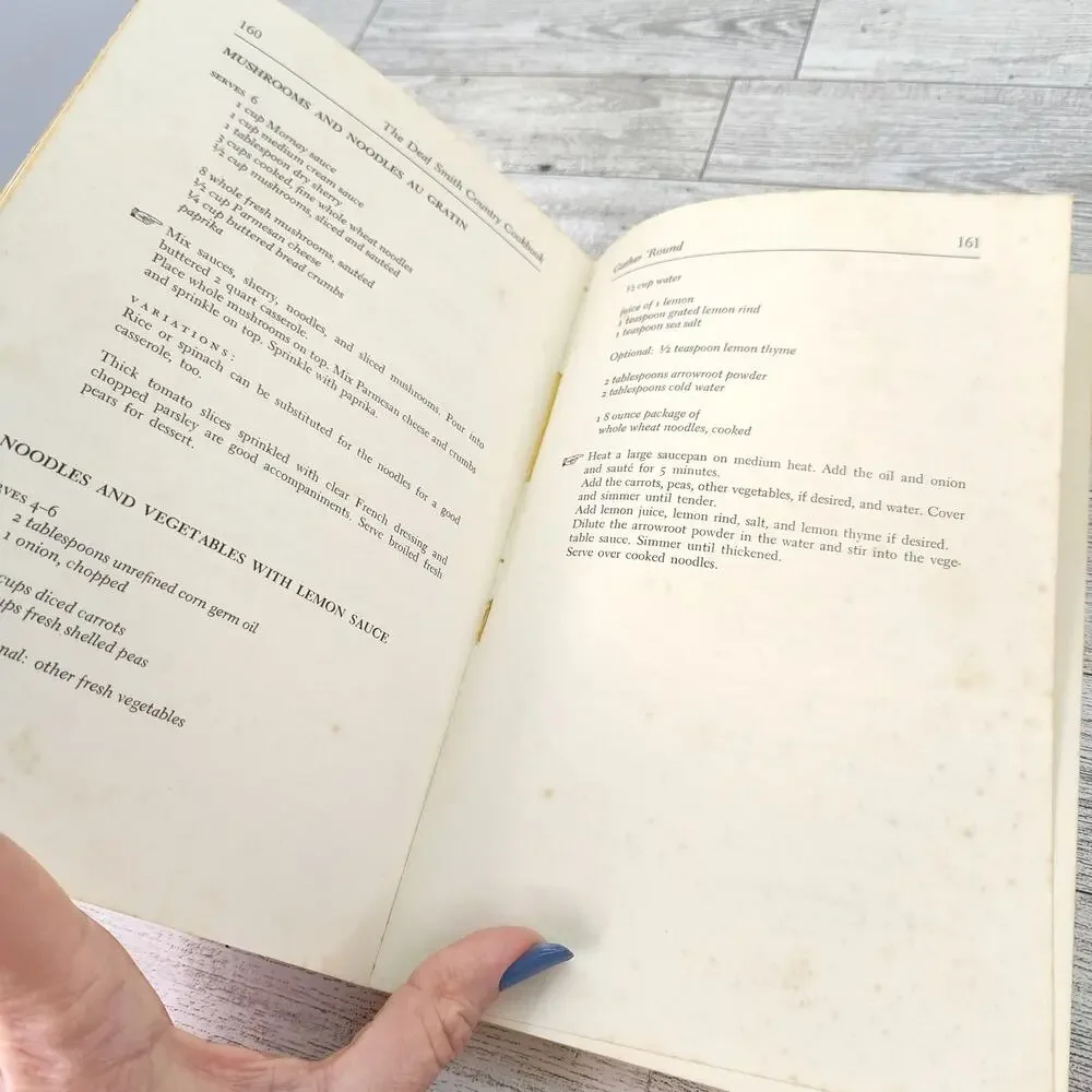 Deaf Smith Country Cookbook Natural Foods for Family Kitchens 1979 Vintage PB‎